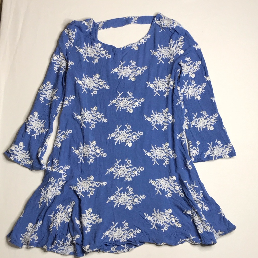 Uncle Frank Women’s Floral Embroidery Boho Dress